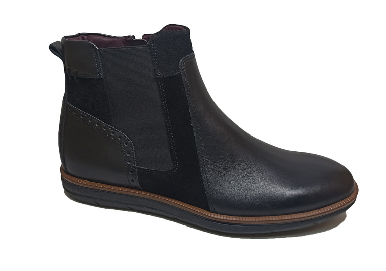 Handmade leather boot GIANNI #301 Black,45
