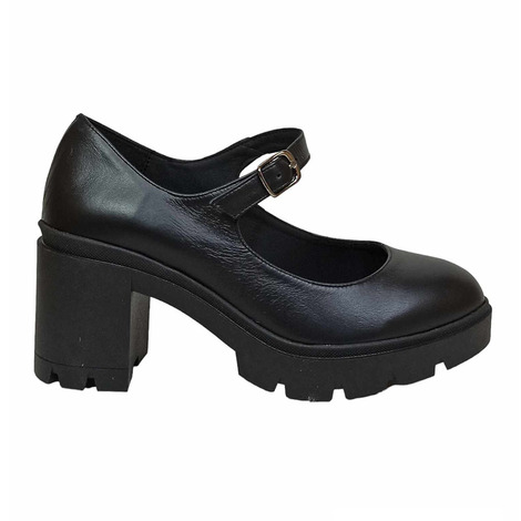 Alexakis Leather heel with barrette