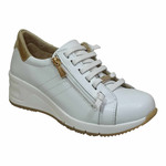Fiore Casual Leather Shoes - White