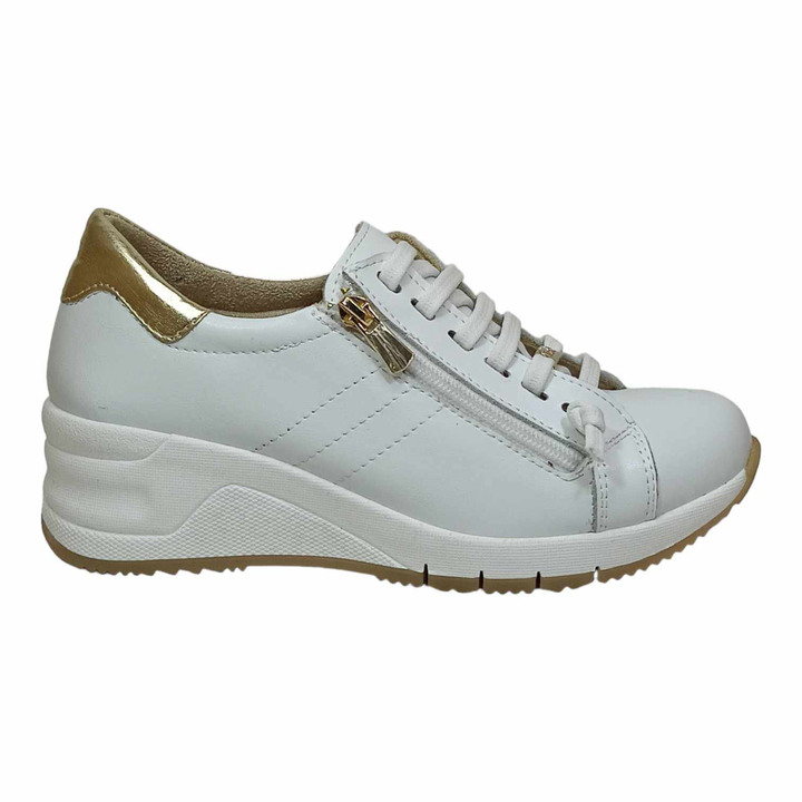 Fiore Casual Leather Shoes - White
