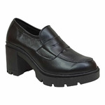 Alexakis moccasin leather heel