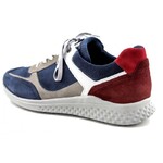 Men's Road Leather Sneakers #17221 - Blue
