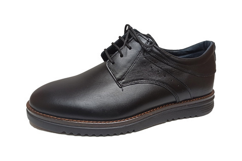Δερμάτινο χειροποίητο casual GIANNI #200 Μαύρο,45