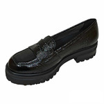 Alexakis patent leather moccasin