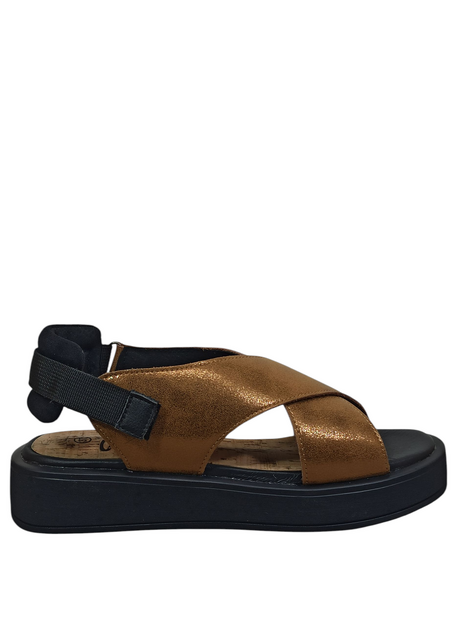 Πέδιλα flatform δερμάτινα joys