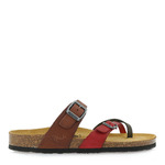 Leather sandals Plakton 101032 - tricolor