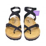 Leather sandals Plakton 101204 - Black