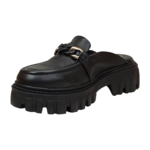 Deos Leather slippers - Black