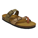 Leather sandals Plakton 181032 - Tricolor