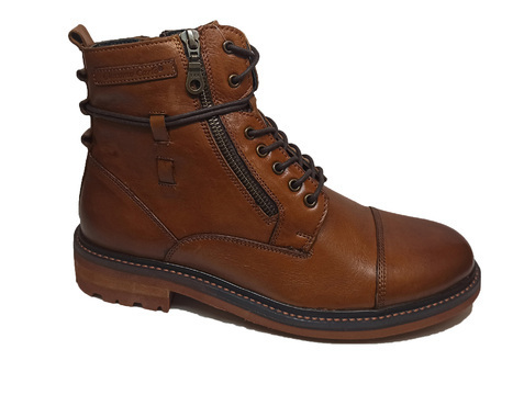 Leather boot #500 Tan