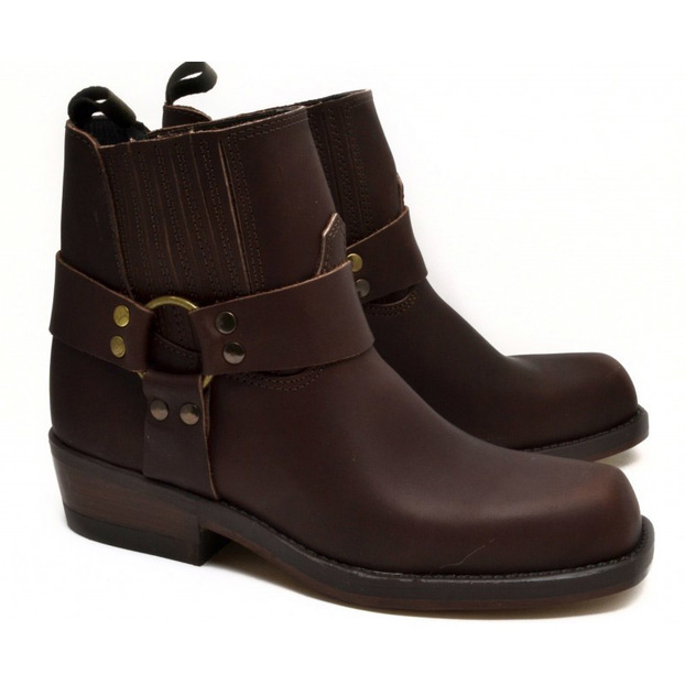 Δερμάτινο Μποτάκι με κρίκο 612