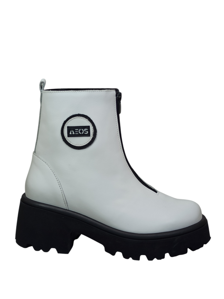 Deos δερμάτινα γυναικεία μποτάκια