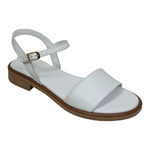 Fiore leather sandals - White